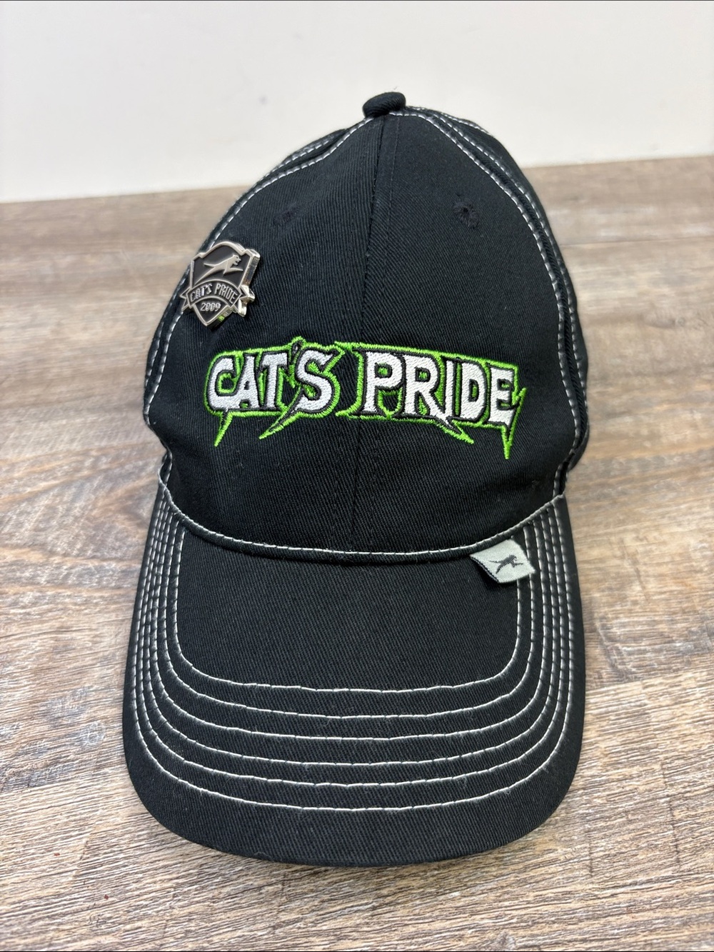 Arctic Cat Cat’s Pride 2009 Black Green Embroidered Baseball Cap